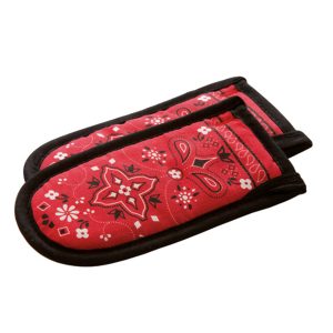 Lodge  Bandana Print Hot Handle Holders - Set of 2