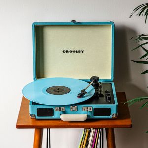 Cruiser Plus Bluetooth Vinyl Record Player - Blue
