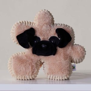 9" Brisket Dog Pluzzles Plush