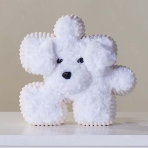 9" Luna Dog Pluzzles Plush