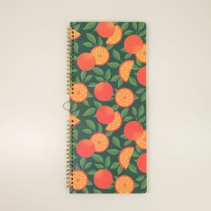 1-Year Oranges Weekly Desk Planner