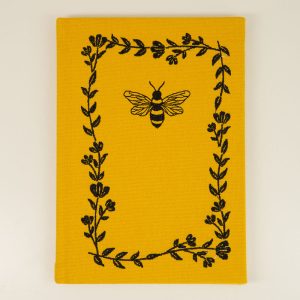 Bee Embroidered Journal