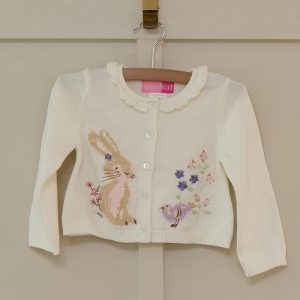 Bunny Ruffle Neck Sweater