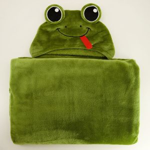 Frog Hooded Throw