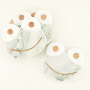 Frog Shaped Marble Coasters