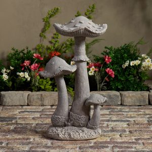 Figural Mushroom Trio
