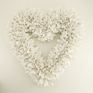 Wooden Heart Wreath