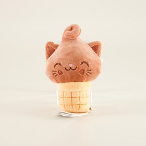 Chocolate Kitty Cones Ice Cream Plush