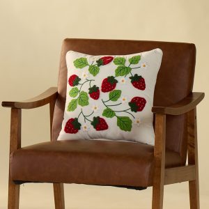 Strawberries Pillow
