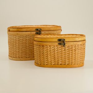 Rattan Boxes Set Of 2