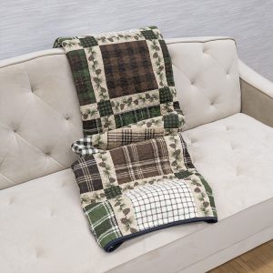 Donna Sharp Pine Patch Cotton Throw Blanket